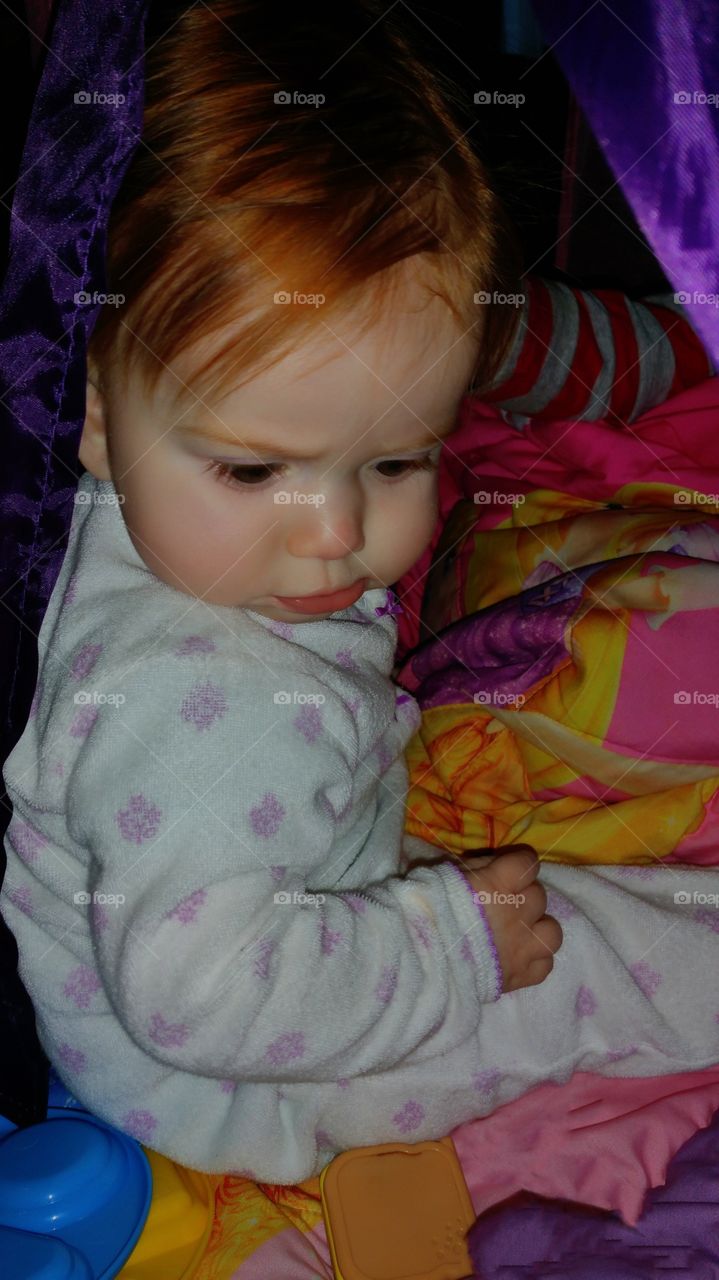 My redheaded granddaughter Cecile