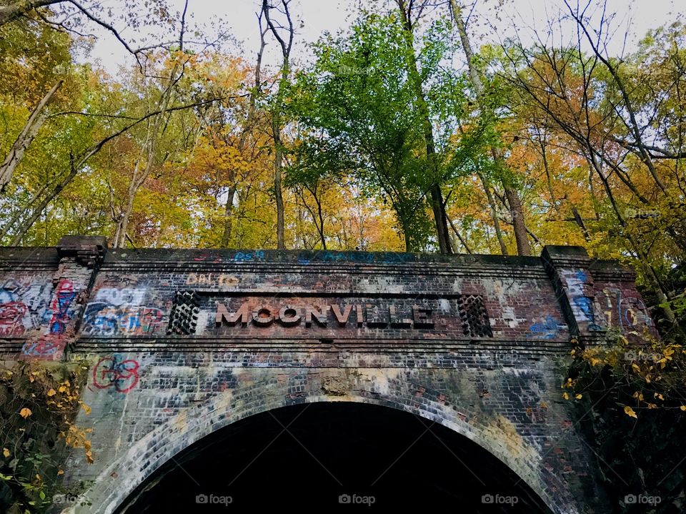 Haunted Moonville tunnel