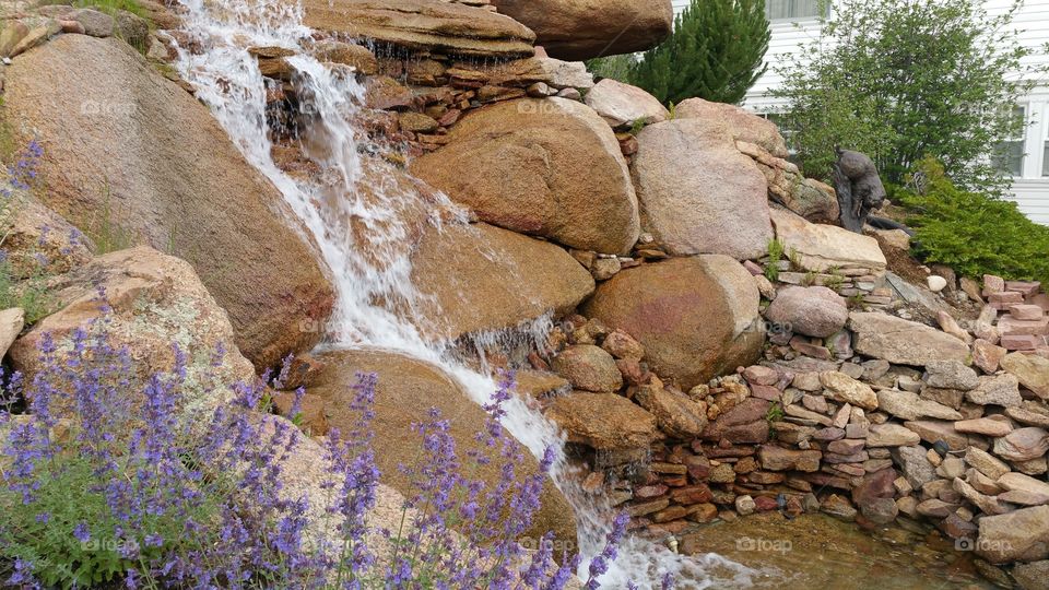 Stanley Hotel waterfall