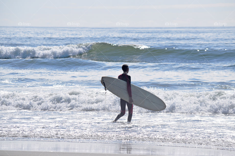 Surfing hobby