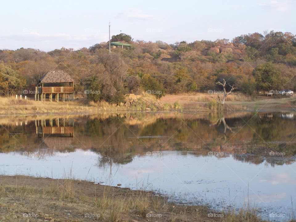 Dikhololo Resort, pond