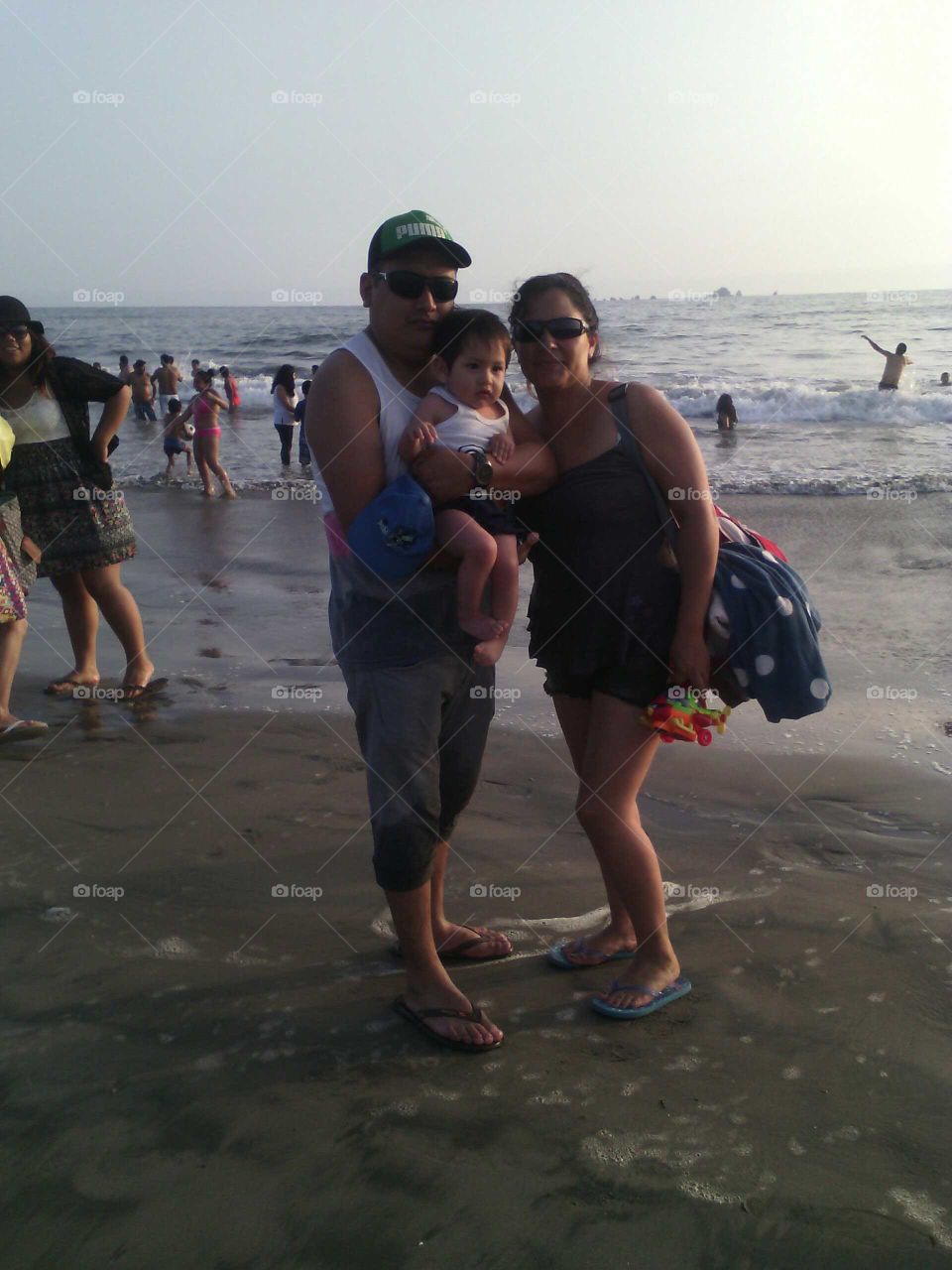 family en playas peruanas
