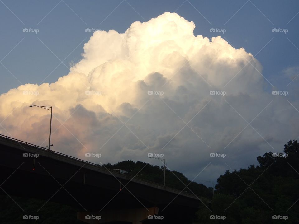 Towering cloud