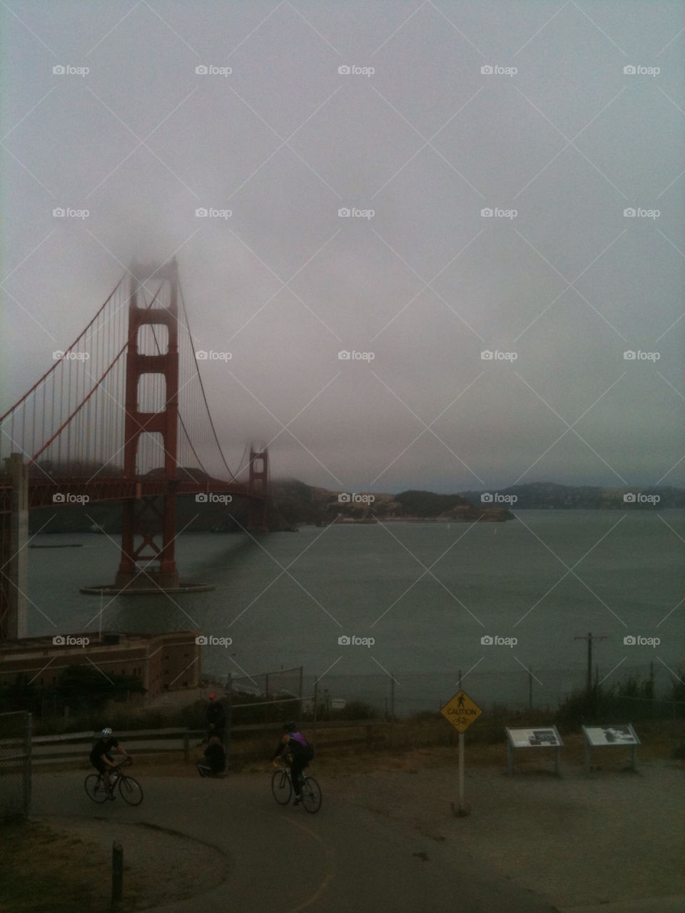 san francisco bridge mist golden gate by decibellebass