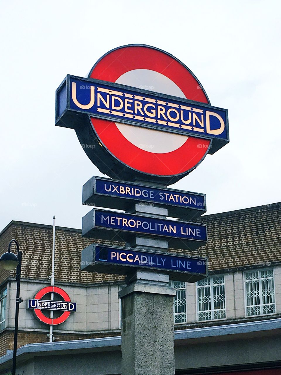 London Underground Uxbridge station.