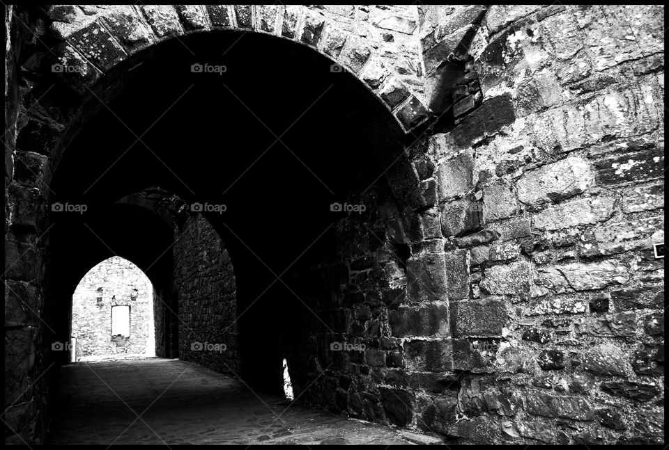 tunnel old brick castle by ran.singh.12764