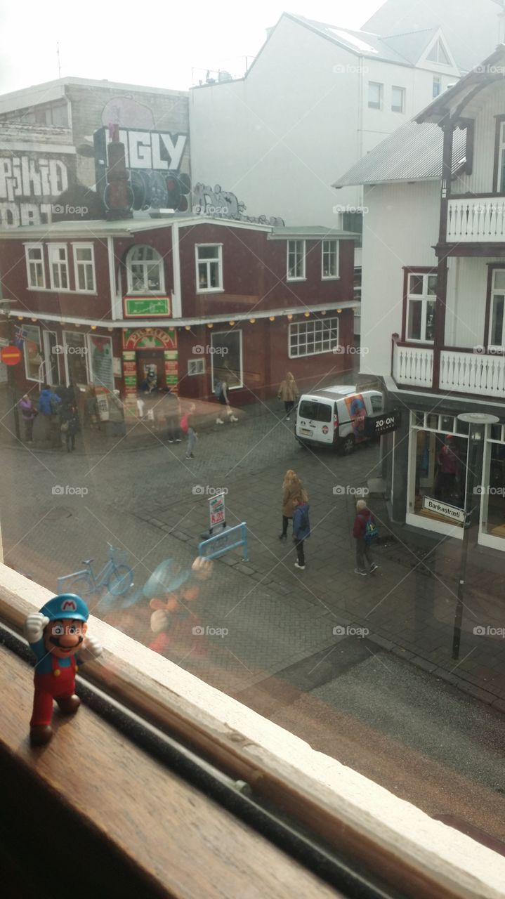 Mario at Iceland square