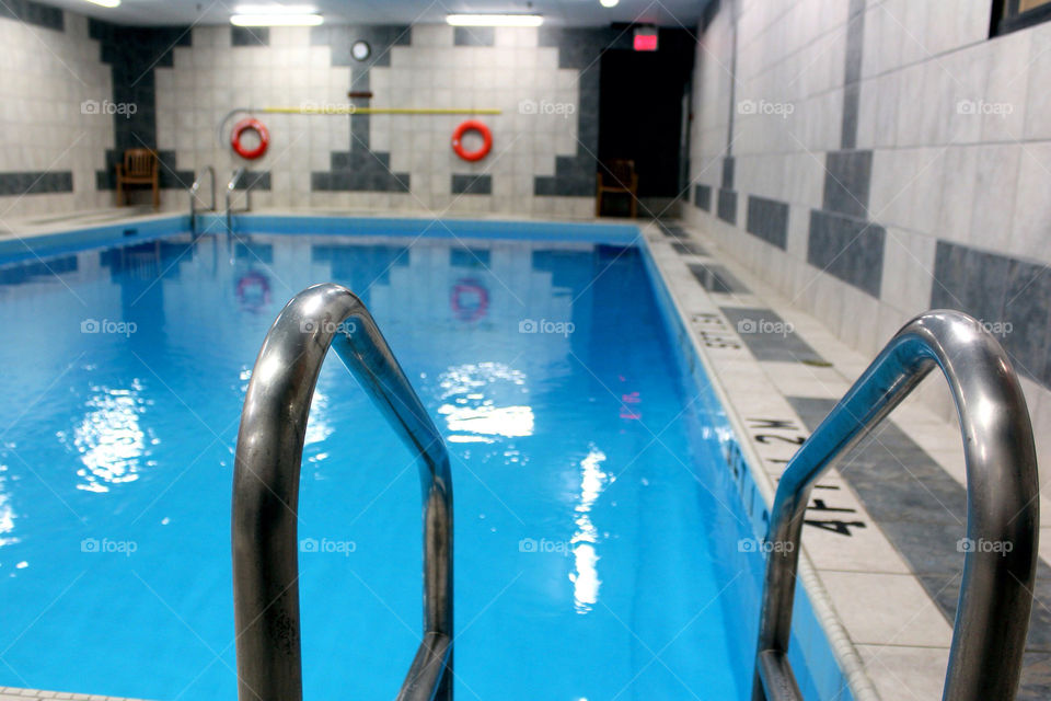water pool steel indoors by lagacephotos