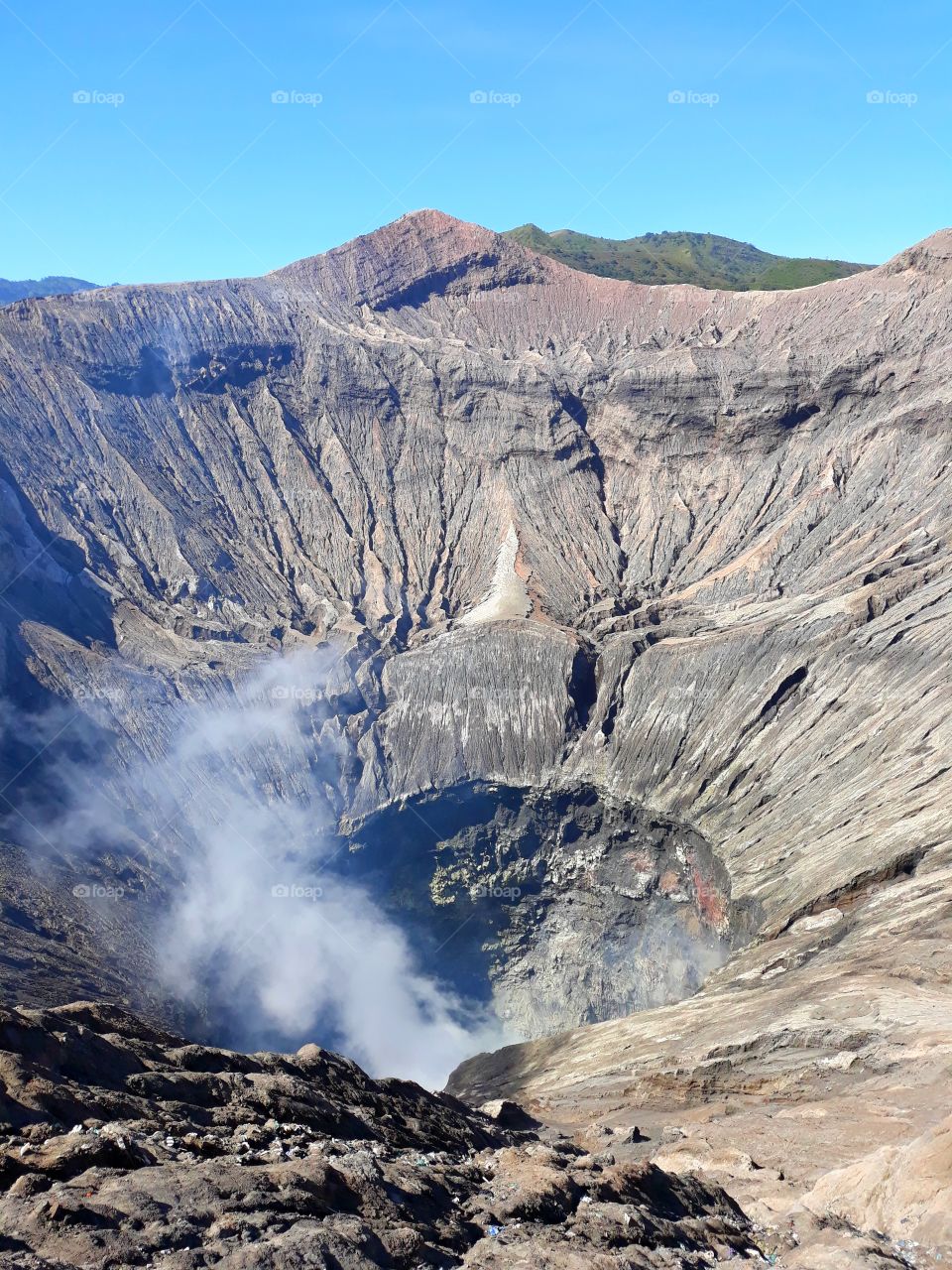 The Bromo's Crater