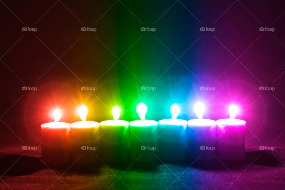 Rainbow Candle Assortment