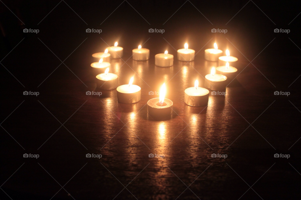 light candle heart romantic by arman