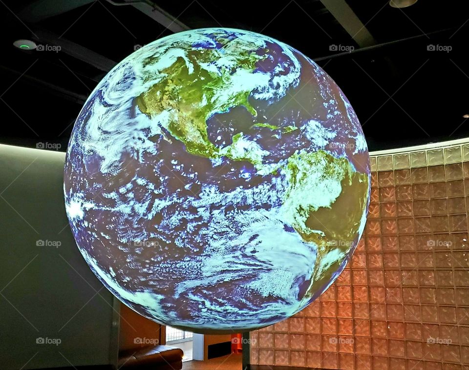 Ball Shaped, Planet, Spherical, Map, Universe