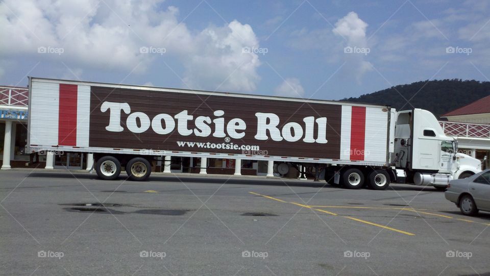 Tootsie Roll Truck. Tootsie Roll Truck