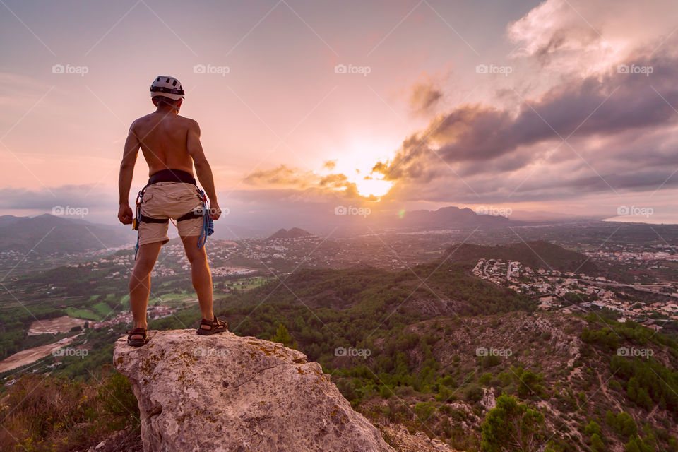 rock climbing