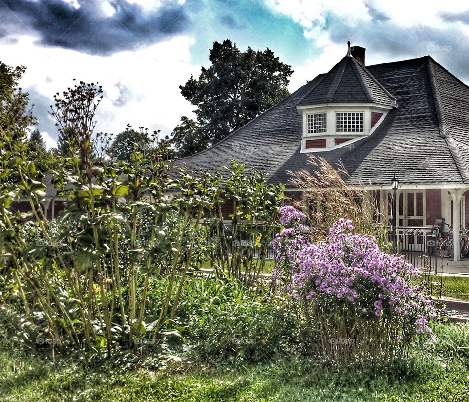 Building. Old Train Depot