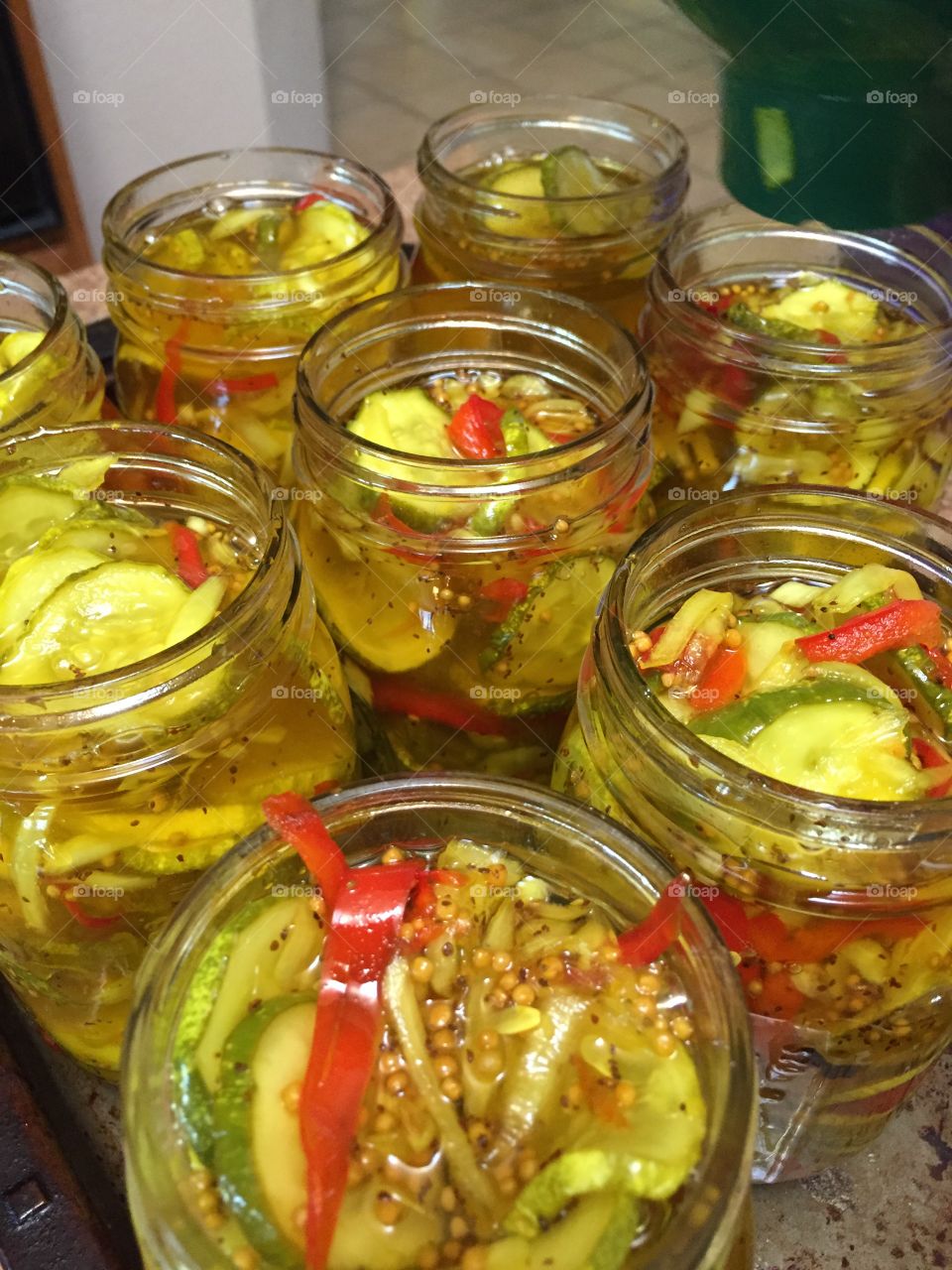 Home made bread & butter pickles!!!