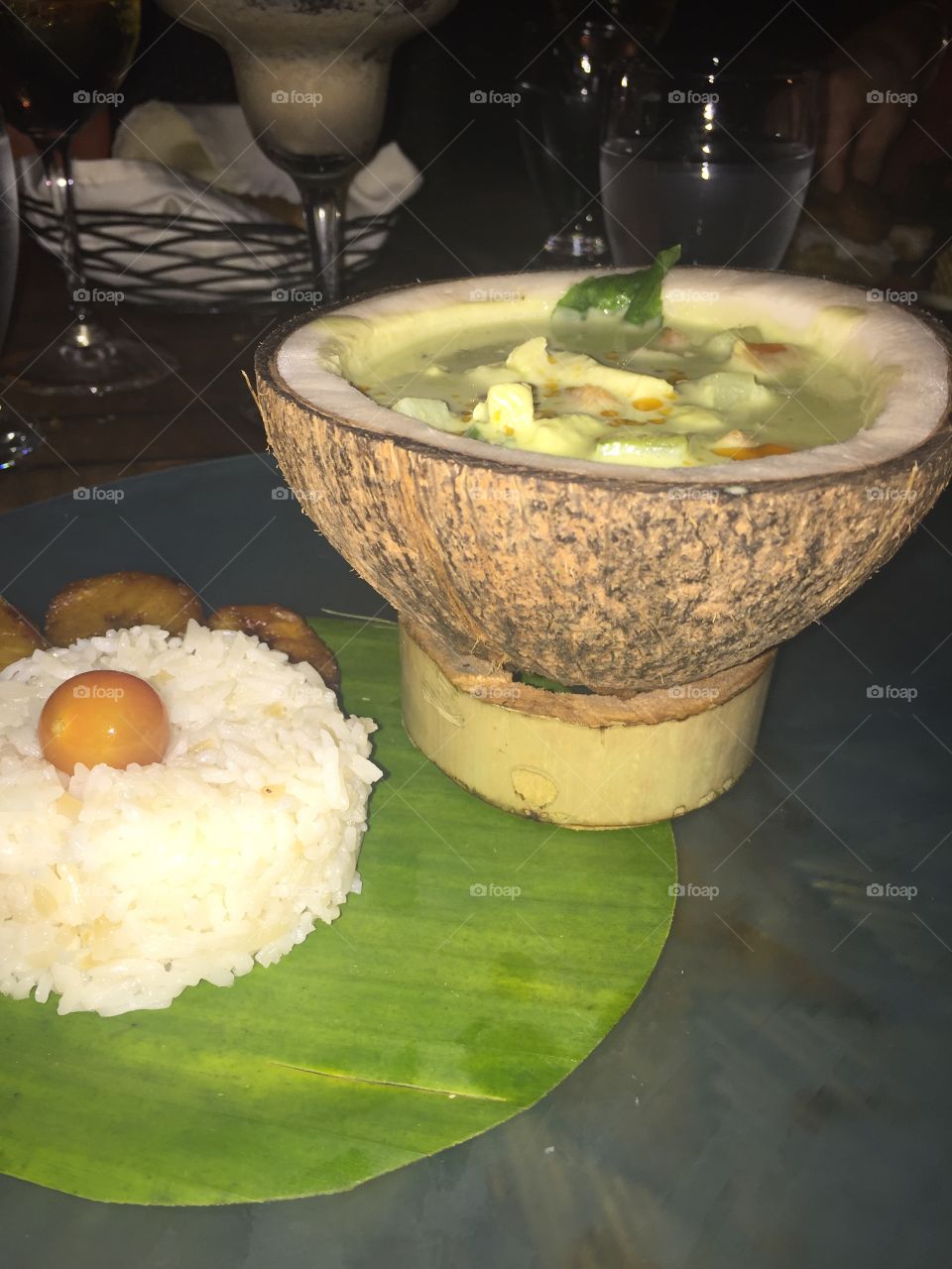 Thai coconut curry 