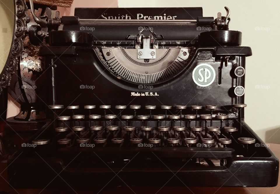 Smith premier typewriter 