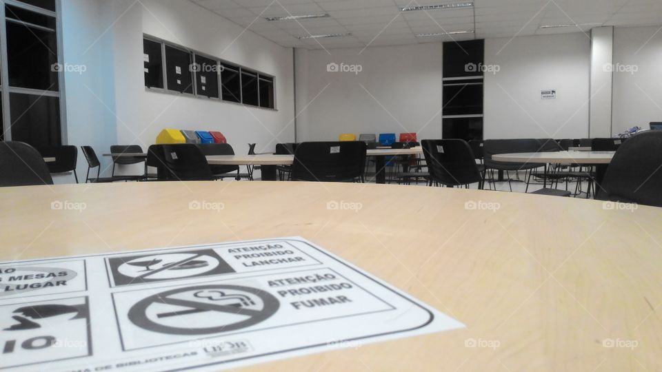 Silence in the library