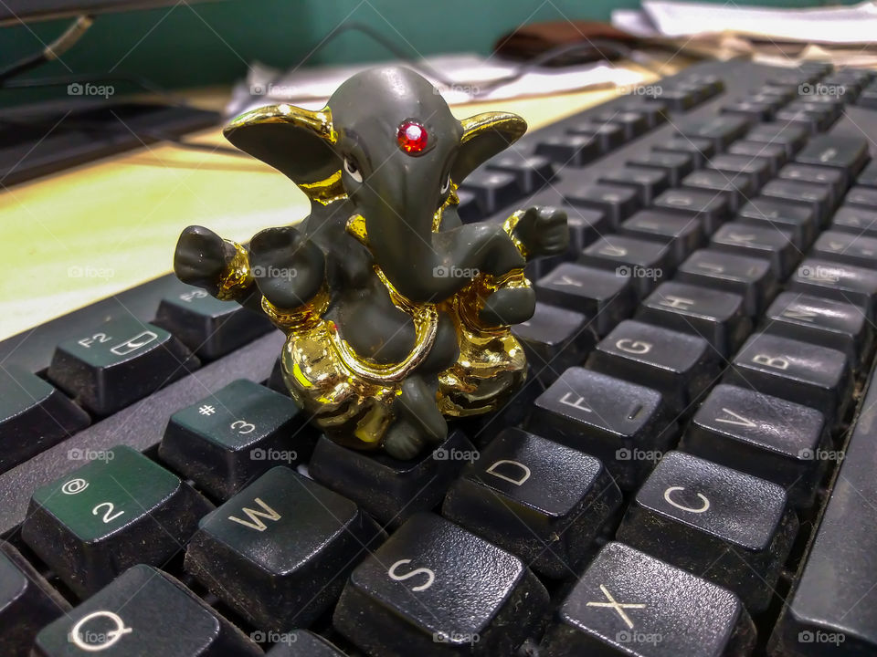 Little Ganesha & HP keyboard macro