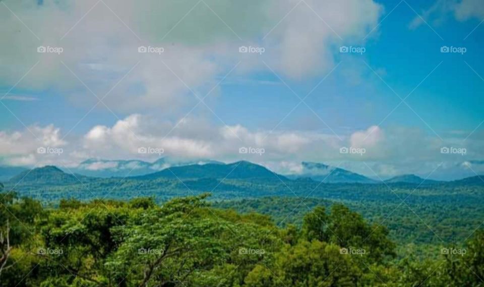 beautiful mountain range