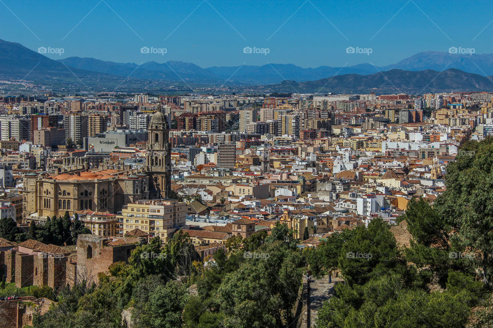 Malaga cityscape 