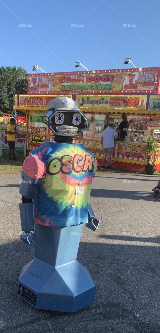 Carnival robot bob 