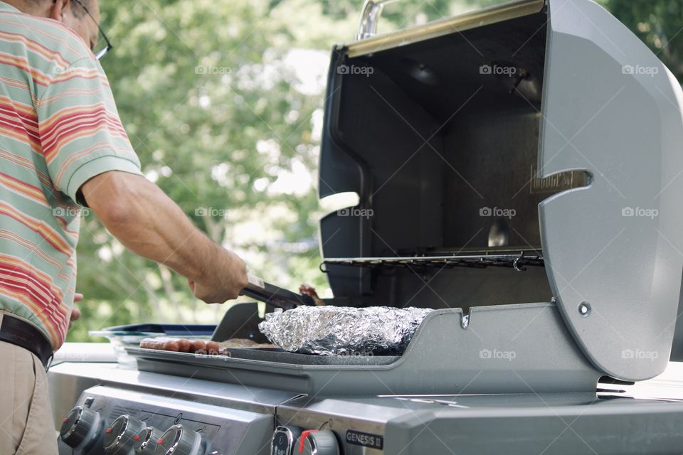 Grilling at home