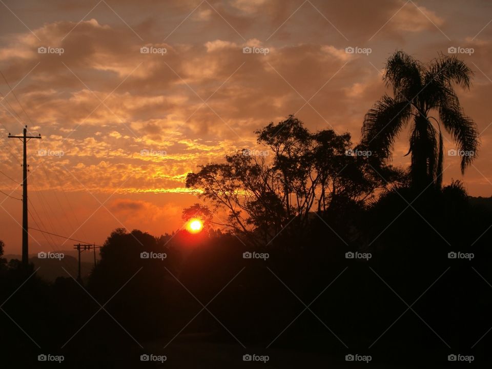 Sunset. pôr-do-sol,  Bento Gonçalves,  RS,  Brasil.