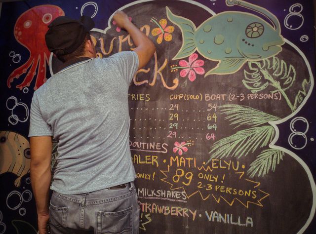 Updating the menu