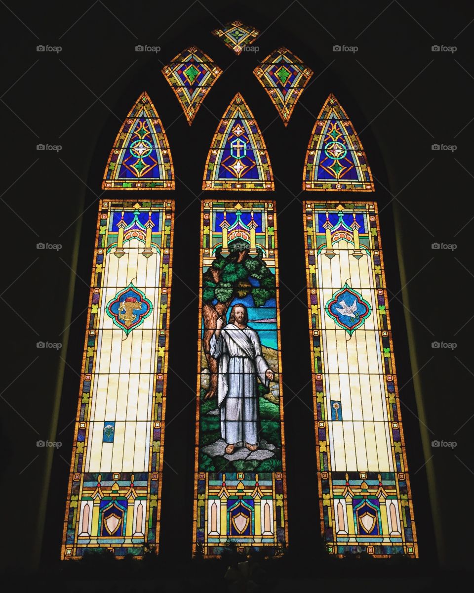 Church stained-glass window