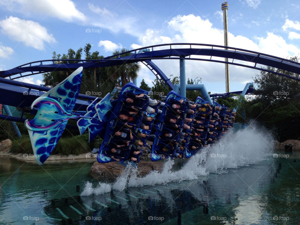 Manta ride sea world