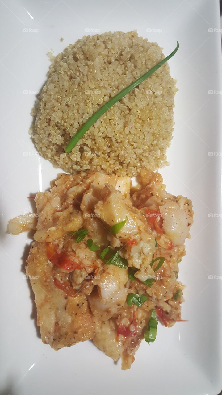 Tilapia with Quinoa