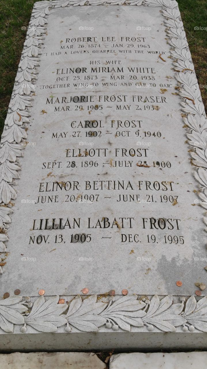 Robert Frost grave