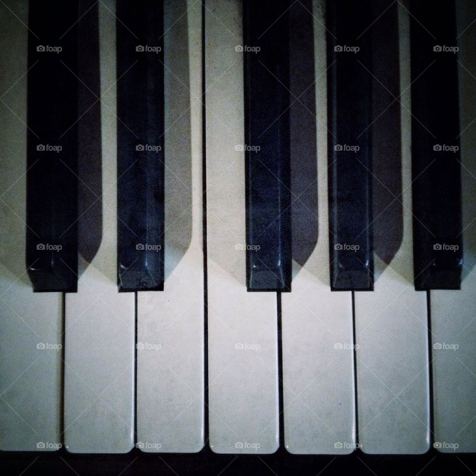 Piano keys