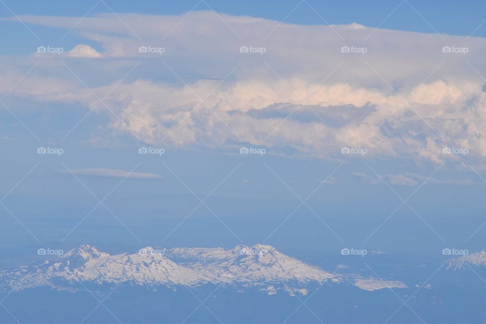 Mountains in the sky