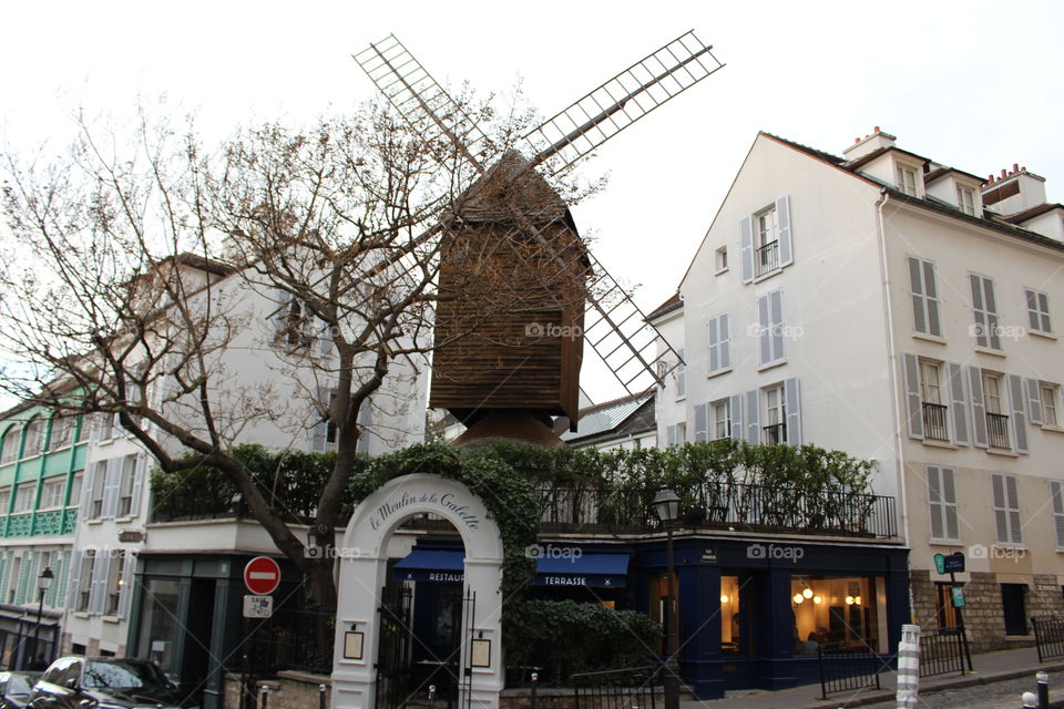 windmill in paris