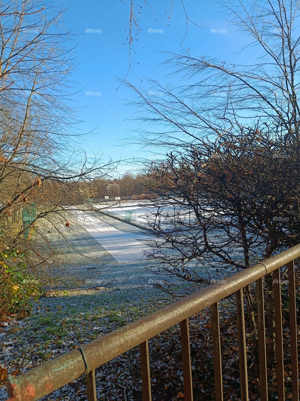 morning view of playground