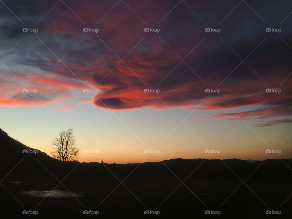 Mysterious cloud formation - the nature is wonderful 