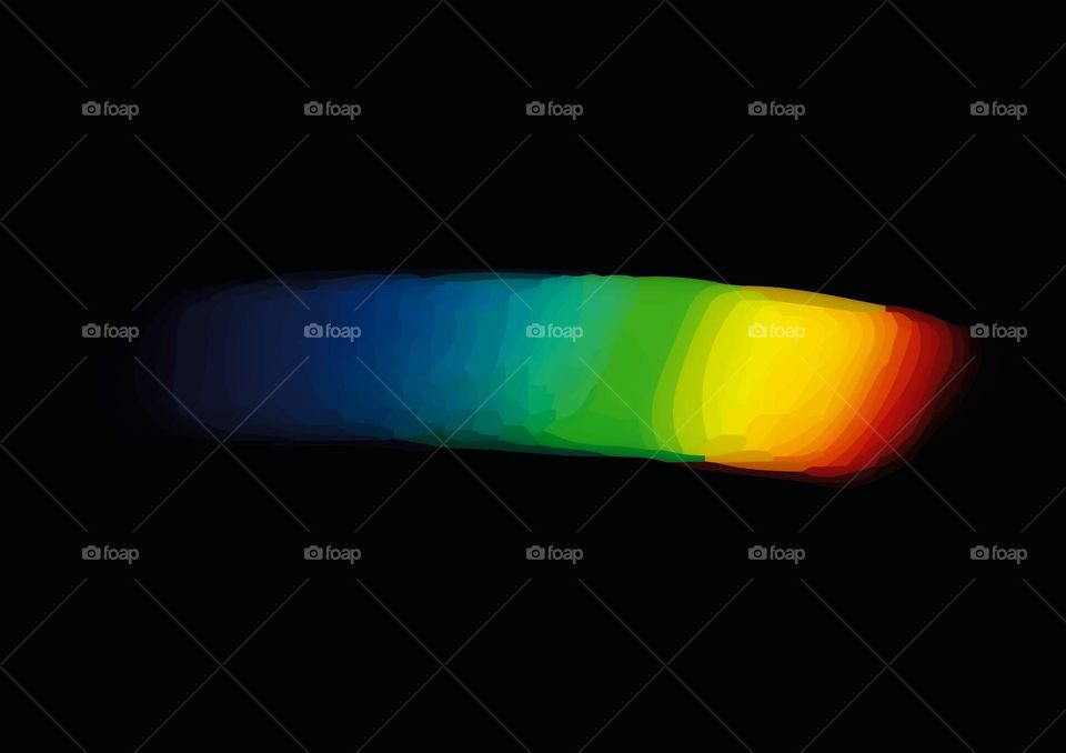 Photography of rainbow. Rainbow on black background. Abstract web background. Banners and panels. Design background. Computer. Desktop background and design. Unique. Surrealistic. Dispersion of light