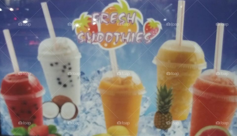 Good picture of ice fruit drinks