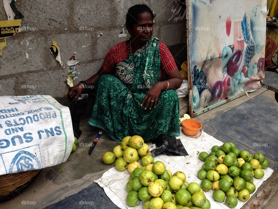 The fruit seller