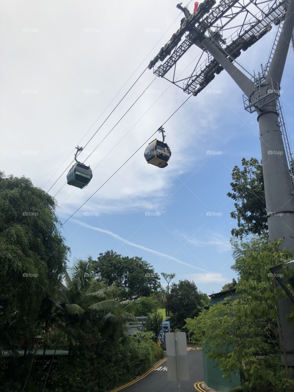 Sentosa cable car Singapore  