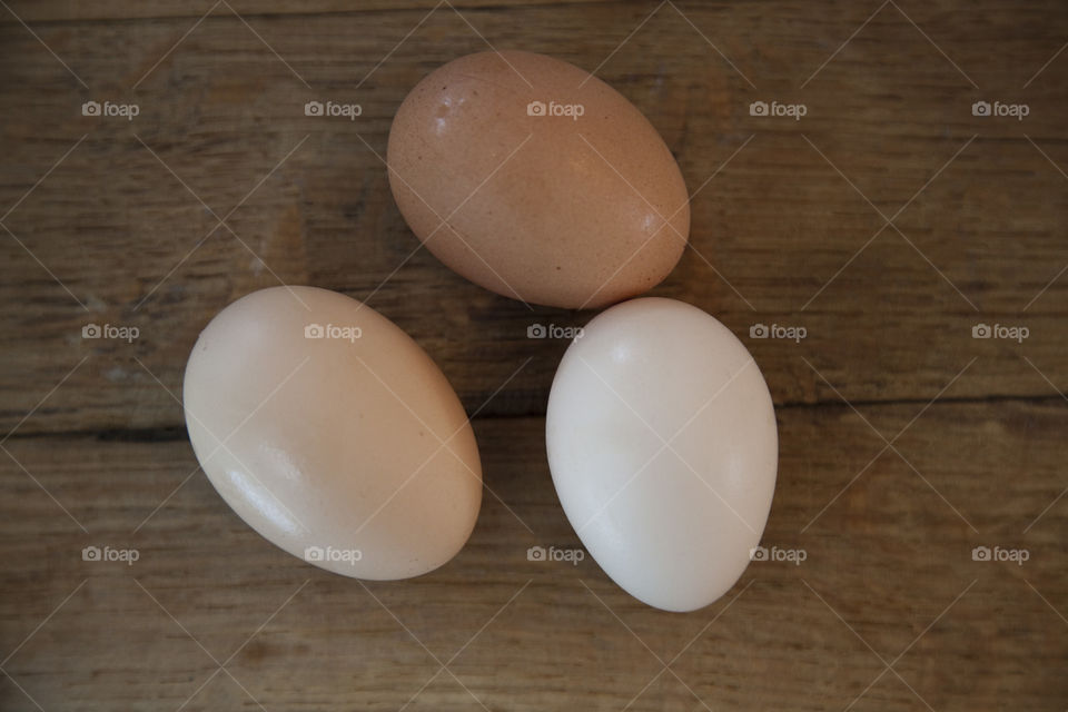 Three eggs