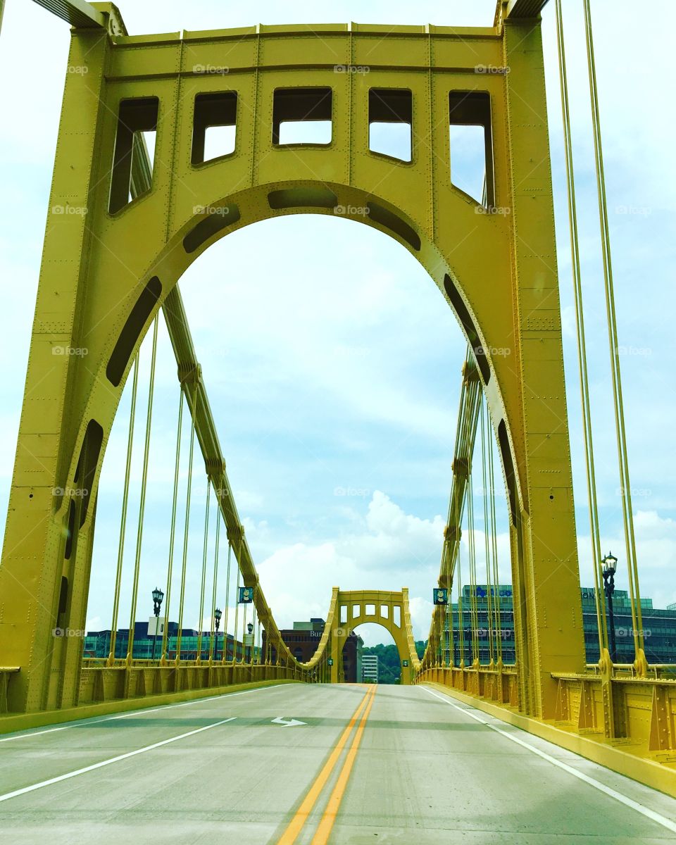 Pittsburgh Yellow Bridge