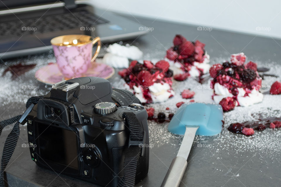 Working as food photographer