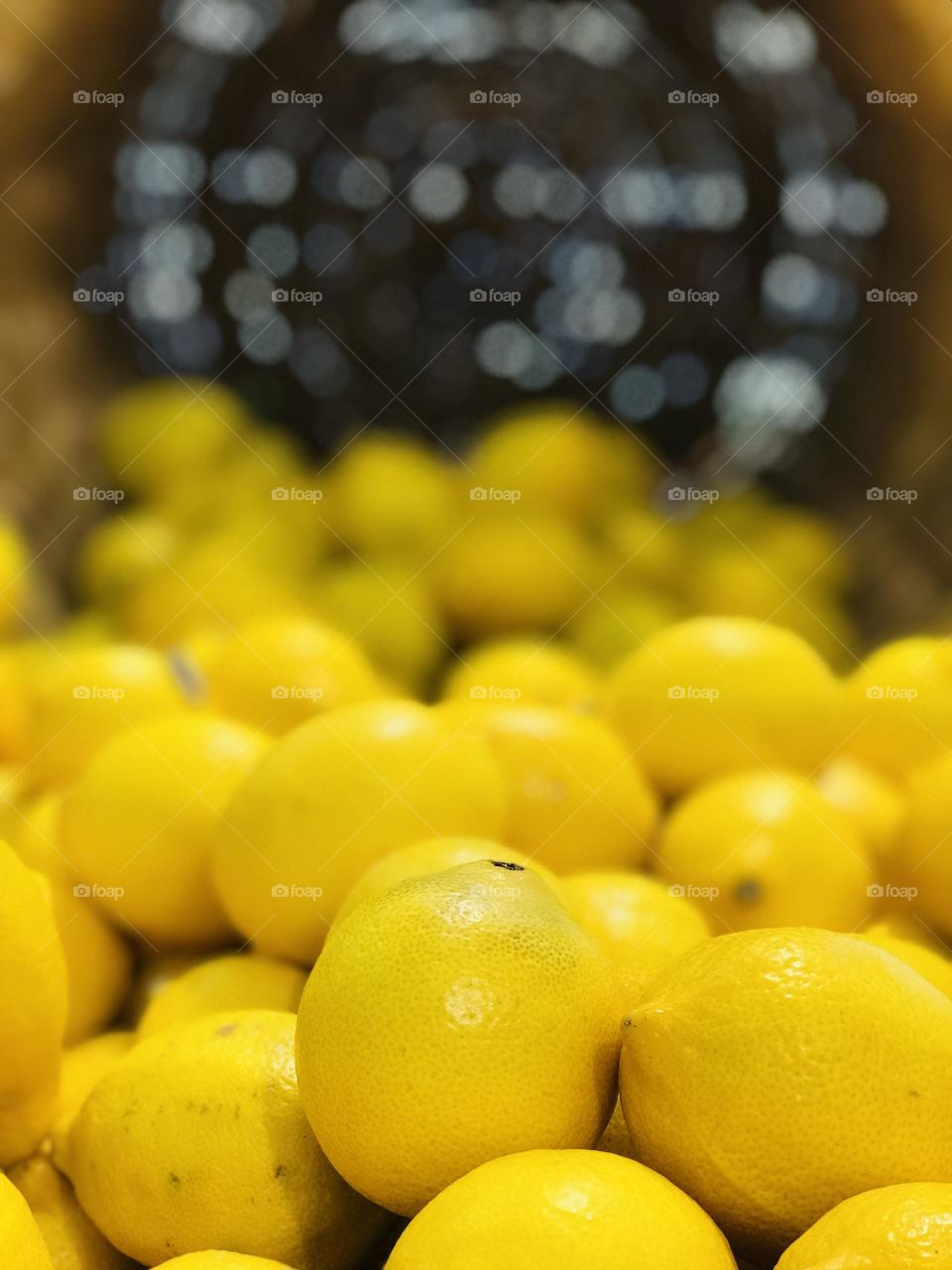 A basket full of lemons getting ready for full filling our thirst in summer.