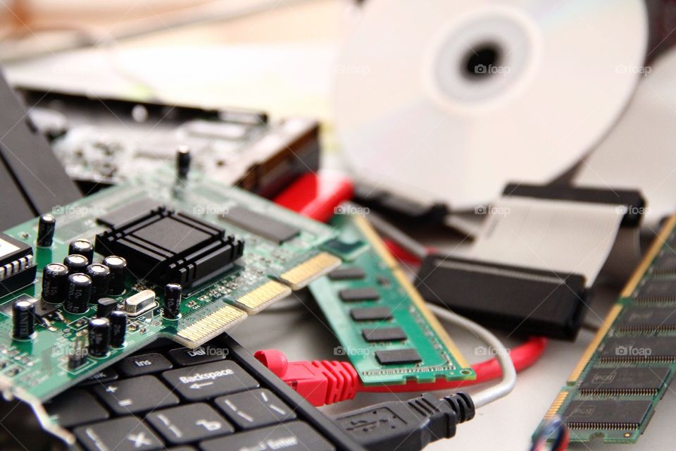 IT and PC stuff. Some stuff related IT, PC hardware: CD, HDD, flash storage (USB), chips, memory, mainboard and other semiconductor stuff