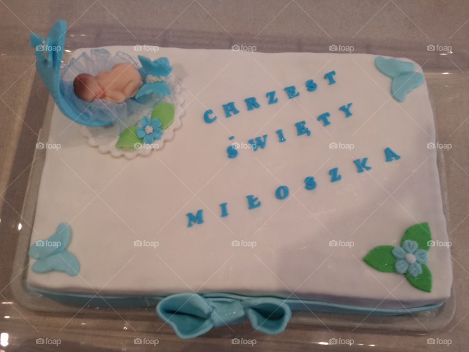 homemade cake for baby boy