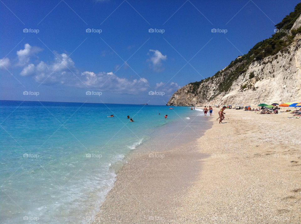lefkada grece beach summer sunny by chattis